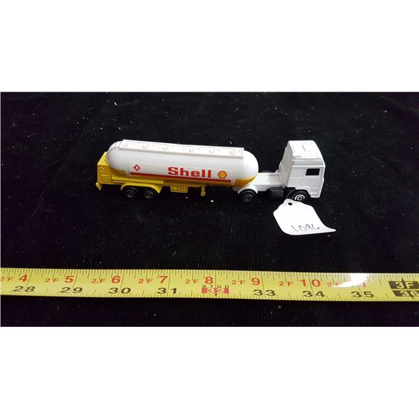 Shell die cast 2 piece tanker truck