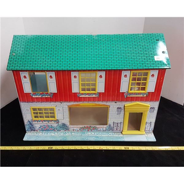1950's Marx doll house with furnite