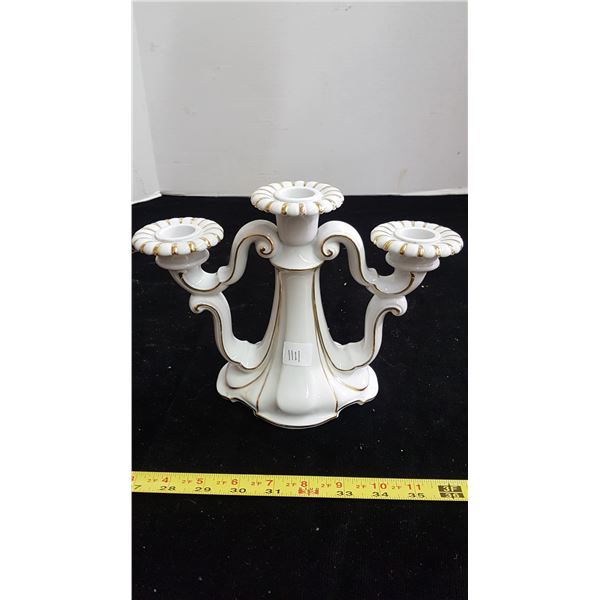 Three light porcelain candle holder - Germany