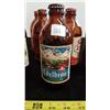 Image 3 : Lot of 10 Canadian 'Stubby' beer bottles