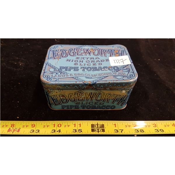 Edgeworth tobacco tin