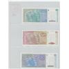 Image 2 : Lot of 3 notes from Argentina. 1985 – 1989 1 Austral, 5 Australes & 10 Australes. P-323, P-324, P-32
