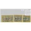 Image 1 : Lot of 3 of the first notes issued by Lithuania, former Soviet Union state and now independent natio