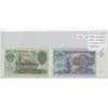Image 1 : Lot of 2 notes from Russia. 1991 3 Rubles & 5 Rubles. Kremlin. Unc.