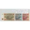 Image 1 : Lot of 3 of the first notes from Tajikistan, former Soviet state and now independent nation. Nationa