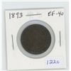 Image 1 : 1893 Victorian Large Cent. EF-40. Nice.