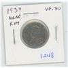 Image 1 : 1934 Near Rim Nickel 5 Cents. S is Near Rim. VF-30. Nice.