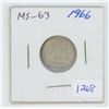 Image 1 : 1966 Silver 10 Cents. MS-63. Nice.