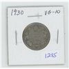 Image 1 : 1930 George V Silver 25 Cents. VG-10.