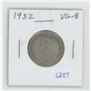 Image 1 : 1932 George V Silver 25 Cents. VG-8. Key Date. Mintage of 537,994.