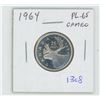 Image 1 : 1964 Silver 25 Cents. Proof Like-65. Cameo. Beautiful.