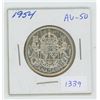 Image 1 : 1954 Silver 50 Cents. AU-50. NICE.