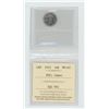 Image 1 : 1953 No Shoulder Fold Silver 10 Cents. ICCS certified and graded MS-63 Cameo. A beautiful coin.