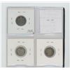 Image 2 : Lot of 3 George V Silver 10 Cents. Includes 1912, 1913 Small Leaves, 1917. Coins grade VG-8 to F-12.