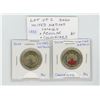 Image 1 : Lot of 2 2020 United Nations Loonies. Includes Regular & Colourized. Both BU, from an original Mint 