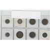 Image 2 : Lot of 8 World War I Coins 1914 – 1918 from Canada, France, Germany, & Great Britain.