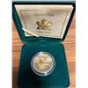 Image 2 : 2002 Golden Tulip 50 cents. Sterling Silver with 22-karat gold plating. Proof with Ultra Heavy Cameo