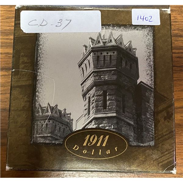 1911 – 2001 Proof Silver Dollar. Sterling Silver. Commemorates the 90th Anniversary of the first Pat