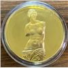 Image 2 : Venus De Milo. From the Ancient Greece medals series. A beautiful gold-plated bronze medal measuring