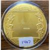 Image 1 : Horsemen. From the Ancient Greece medals series. A beautiful gold-plated bronze medal measuring 50mm