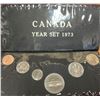 Image 1 : 1973 Canada Year Set. Includes 1973 PEI commemorative dollar. Housed in a custom pouch.