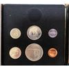 Image 2 : 1967 6-coin Royal Canadian Mint $20 Gold Specimen Set. (Gold coin not included.)  Contains 1 cent, 5