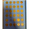 Image 3 : Lincoln Head Cent Collection. Complete set of 88 Lincoln cents from 1941 to 1975. Housed in a blue W