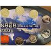 Image 2 : 2000 Canada 25 cents. Complete set of 12 2000 Millennium Canada 25 cents plus Commemorative Medallio
