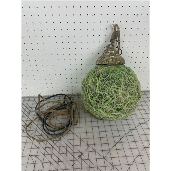 VINTAGE SPAGHETTI SWAG LAMP LIGHT SHADE