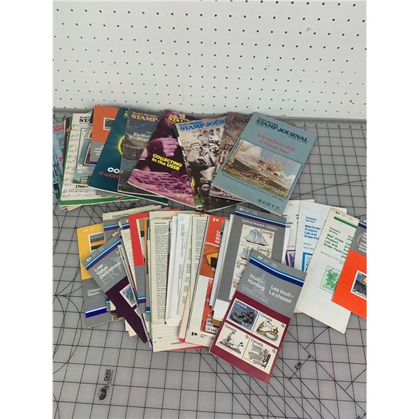 STAMP JOURNAL MONTHLY AND POSTAGE STAMP INFO BOOKLETS
