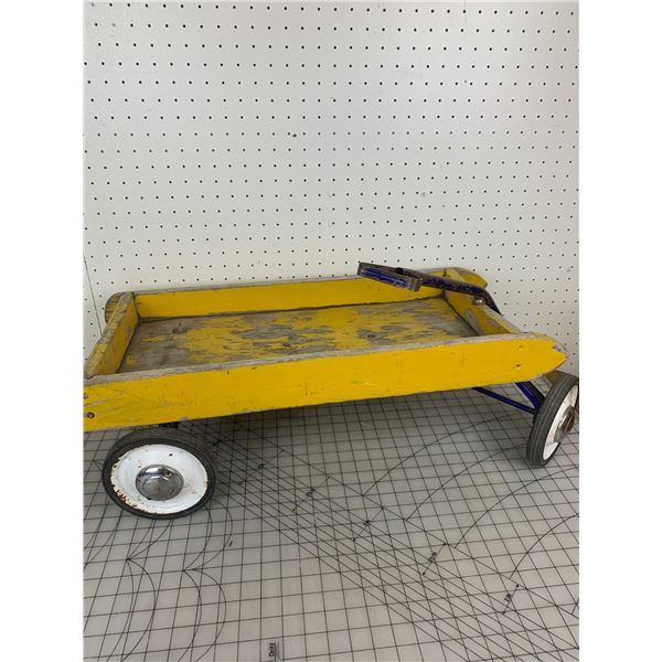VINTAGE WOODEN WAGON