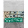 Image 1 : LOT OF SASK LICENCE PLATE PAIRS