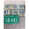 Image 3 : LOT OF SASK LICENCE PLATE PAIRS