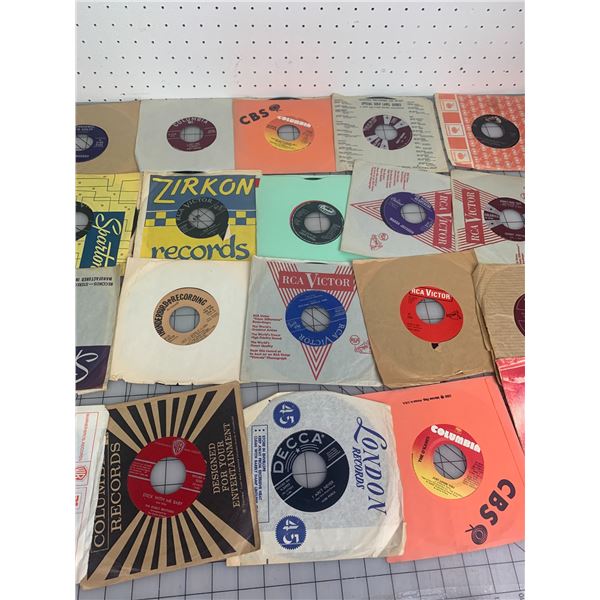 LOT OF 45 RPM RECORDS