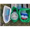 Image 1 : 3 bags of plastic food storage containers