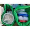 Image 3 : 3 bags of plastic food storage containers