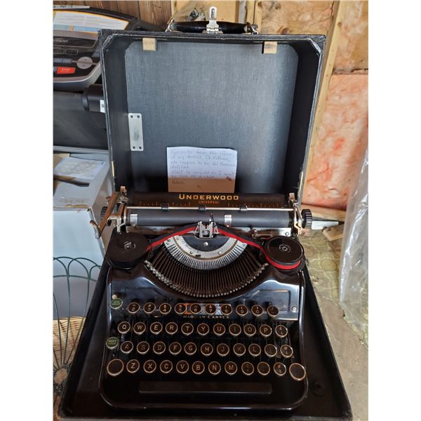 Underwood typewriter from dental office -needs some love