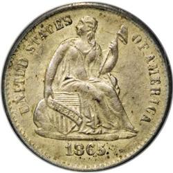 1865-S H10C MS63 PCGS