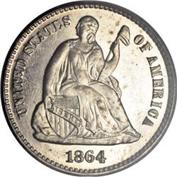 1864 H10C PR66 Cameo PCGS