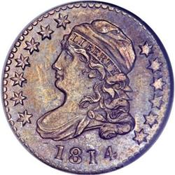 1814 10C Large Date MS66 NGC