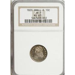 1820 10C Medium 0 MS63 NGC