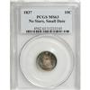 Image 3 : 1837 10C No Stars, Small Date MS63 PCGS