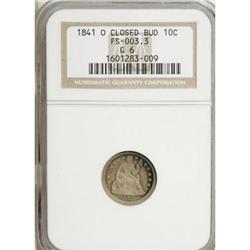 1841-O 10C Good 6 NGC