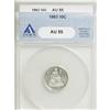 Image 1 : 1863 10C AU55 ANACS