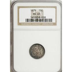 1879 10C MS63 NGC