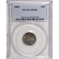 1885 10C MS65 PCGS