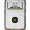 Image 1 : 1877 10C PR64 Cameo NGC