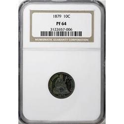 1879 10C PR64 NGC