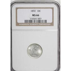 1892 10C MS66 NGC