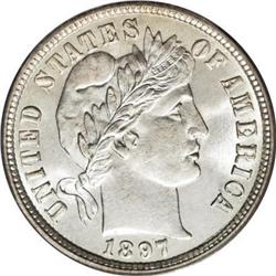 1897-O 10C MS65 PCGS